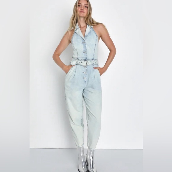 NWT Blank NYC Denim Jumpsuit - Picture 1 of 7